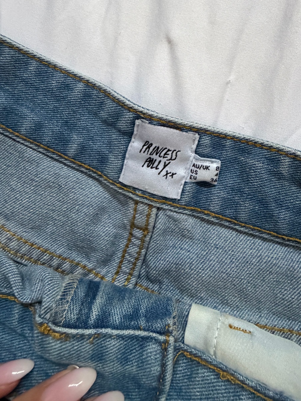 Princess Polly Hallie Denim Mini Skirt - Light blue - Picture 5 of 5